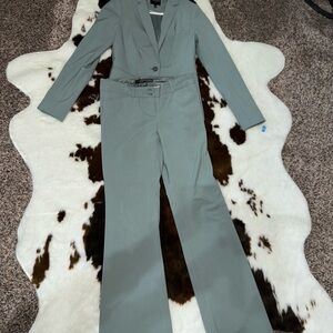 Womens olive green Pantsuit